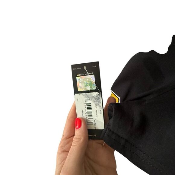 Adidas Women’s Black Fort Stewart Military Base Amplifier Tee Shirt - Picture 5 of 5